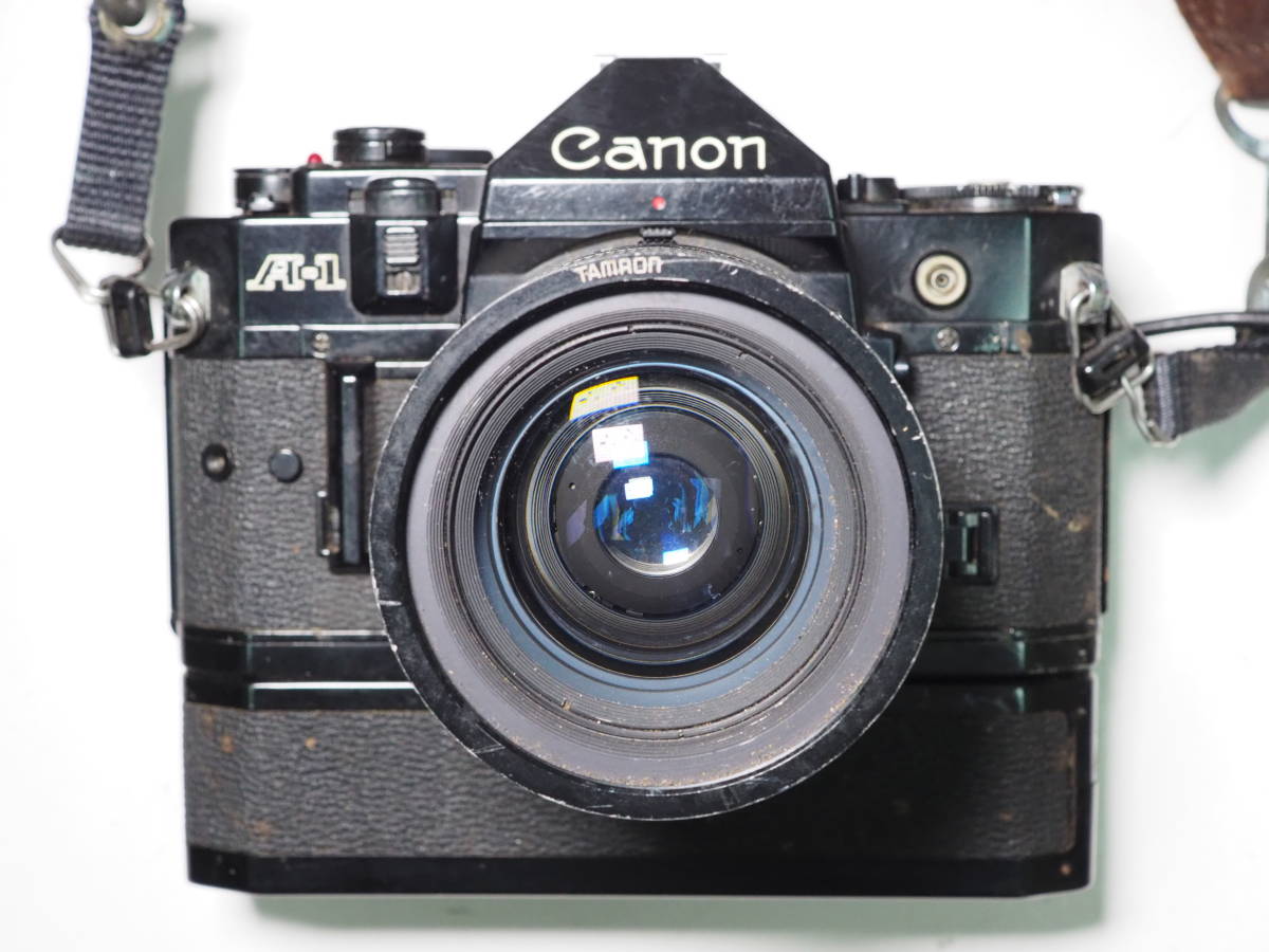 キャノン Canon A-1本体＋DATA BACK+POWER WINDER A +TAMRON 35-70MMレンズ