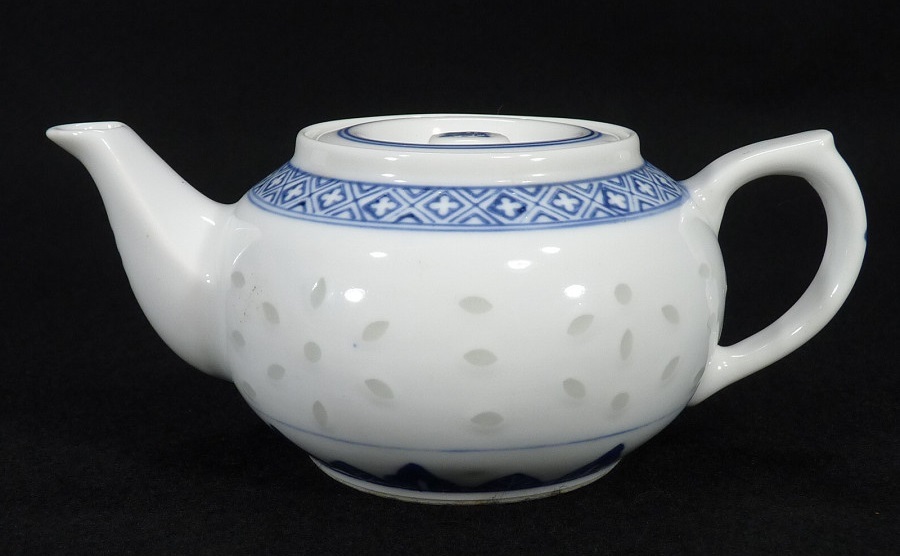 煎茶道具 景徳鎮 中国茶器 蛍透かし唐物 蛍焼 玩玉 急須
