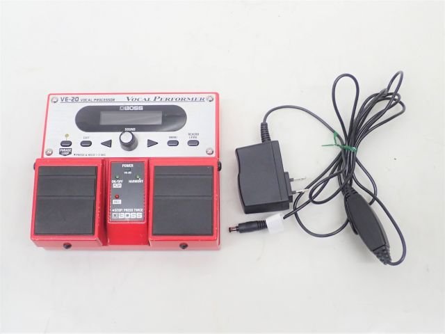 BOSS ボス VE-20 VOCAL PROCESSOR ボーカルエフェクター 電源