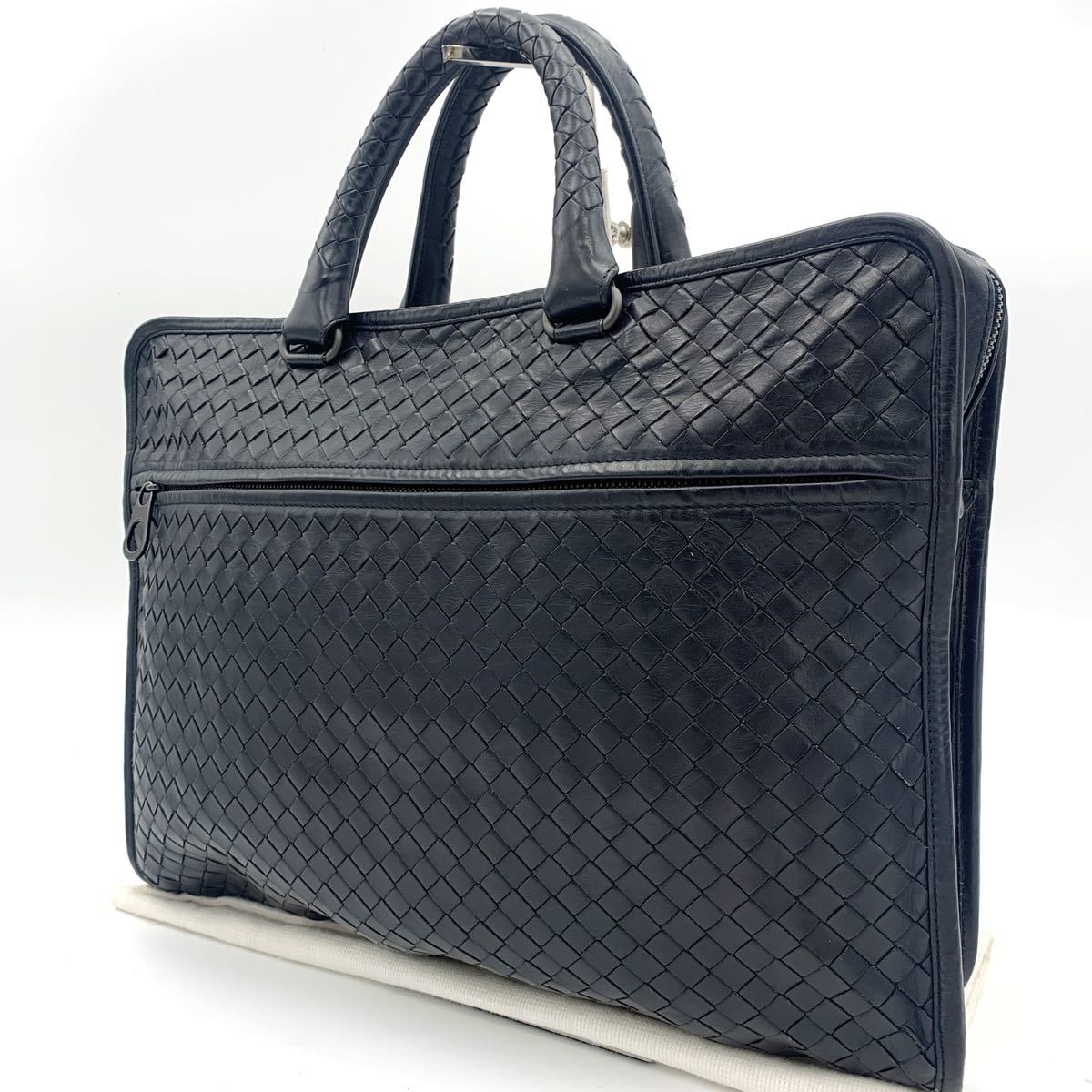 1円《美品》BottegaVeneta ボッテガヴェネタ ビジネスバッグ ブリーフ 