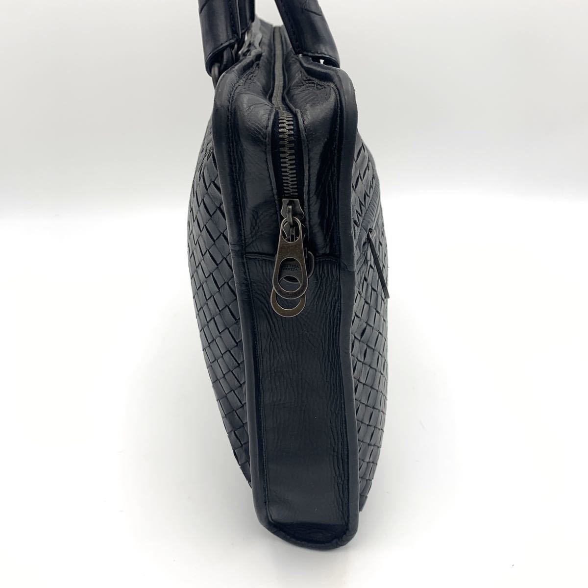1円《美品》BottegaVeneta ボッテガヴェネタ ビジネスバッグ ブリーフ 