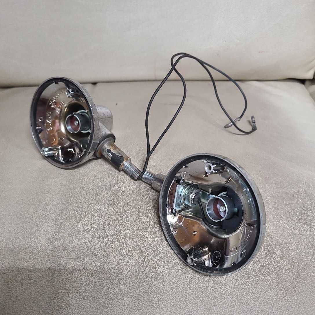 GT380 B6 B7 純正ウインカー 2個 レンズなし GS400 Z1 Z2 中古 当時物