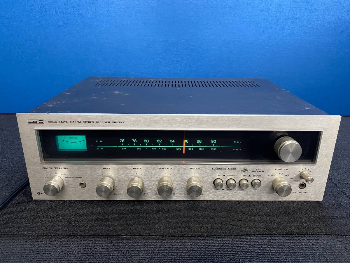 ☆HITACHI Lo-D STEREO RECEIVER すま SR-3100