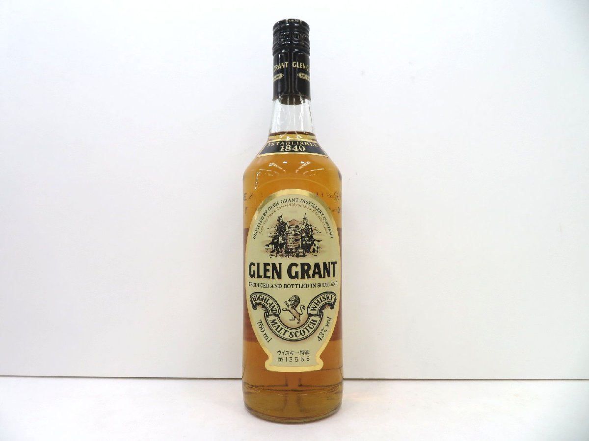 古酒 1円～スタート GLEN GRANT グレン グラント ESTABLISHED 1840