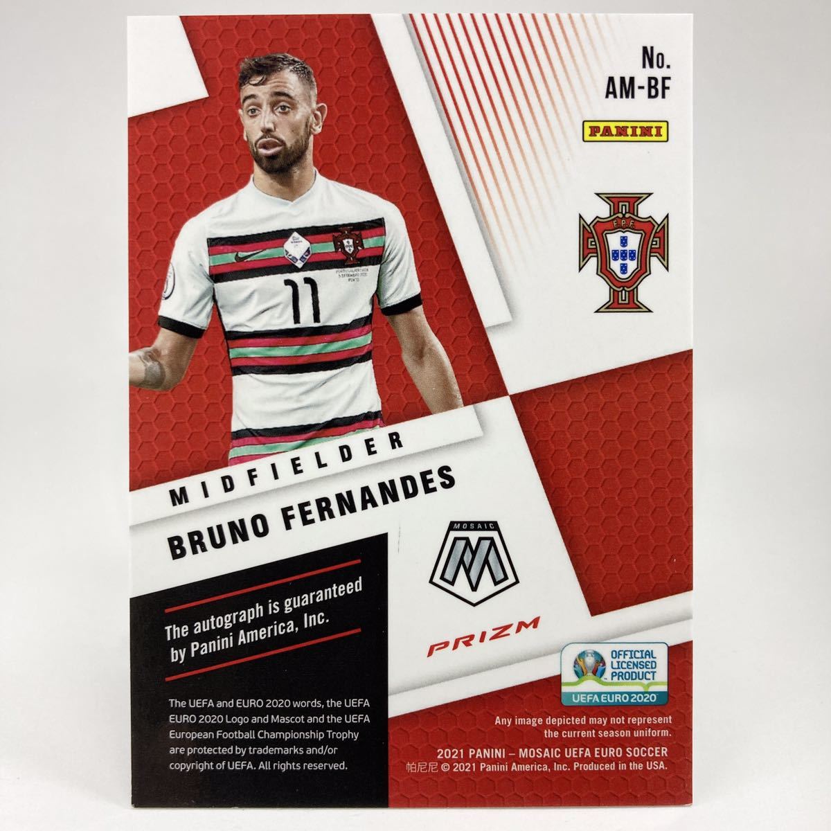 1円スタート☆直筆サイン☆ブルーノ・フェルナンデス☆ 2021 Panini 