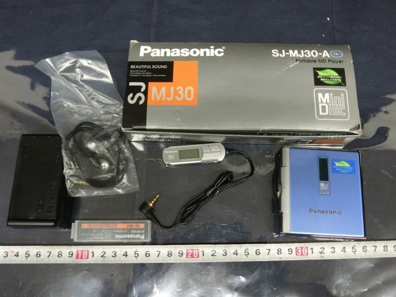 超激得，定番人気 L3059 panasonic パナソニック ポータブルMDプレーヤー SJ-MJ30 ジャンク(再生専用)｜売買されたオークション情報、yahooの商品情報をアーカイブ公開 - オークファン 再生専用