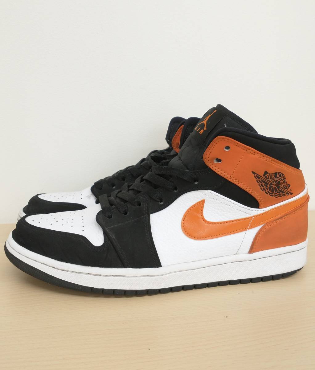  NIKE AIR JORDAN 1 MID SHATTERED BACKBOARD AJ1 シャタバ スニーカー 27.5cm つま黒 オレンジ 554724-058 店舗受取可(27.5cm)｜売買されたオークション情報、yahooの商品情報をアーカイブ公開 - オークファン 27.5cm