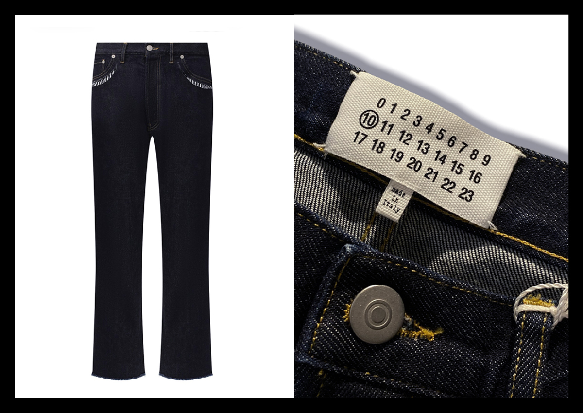 Maison Margiela ストレートデニム イタリア製 定価7.5万メゾンマルジェラ Maison Margiela 大人の遊び心を刺激する1