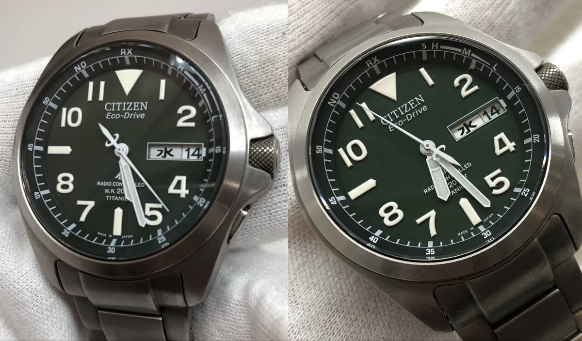 CITIZEN シチズン PROMASTER PMD56-2951 デイデイト グリーン文字盤 緑 