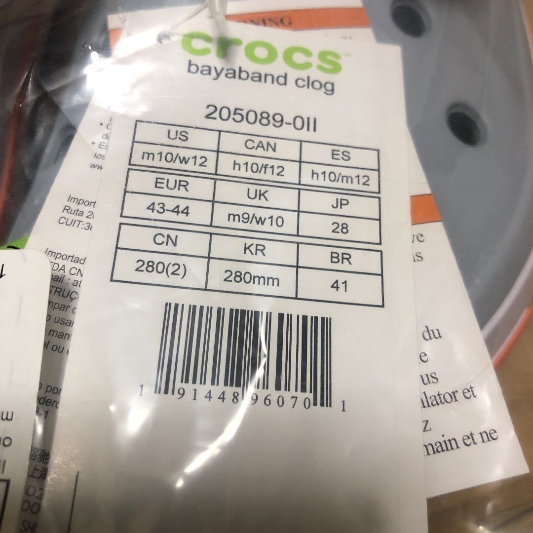 クロックス クロッグ バヤバンド CLOG BAYABAND | CROCS サンダル 28cmバヤバンド ナビ crocs ネイビーペッパー ブランド Navi Brand M10W12&frasl;28cm