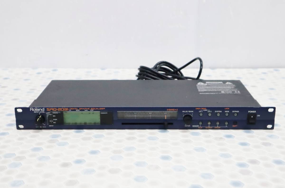 △ ｜グラフィックイコライザー｜Roland ローランド SRQ-2031 音響機材｜Grafic Equalizer グライコ ■M3478