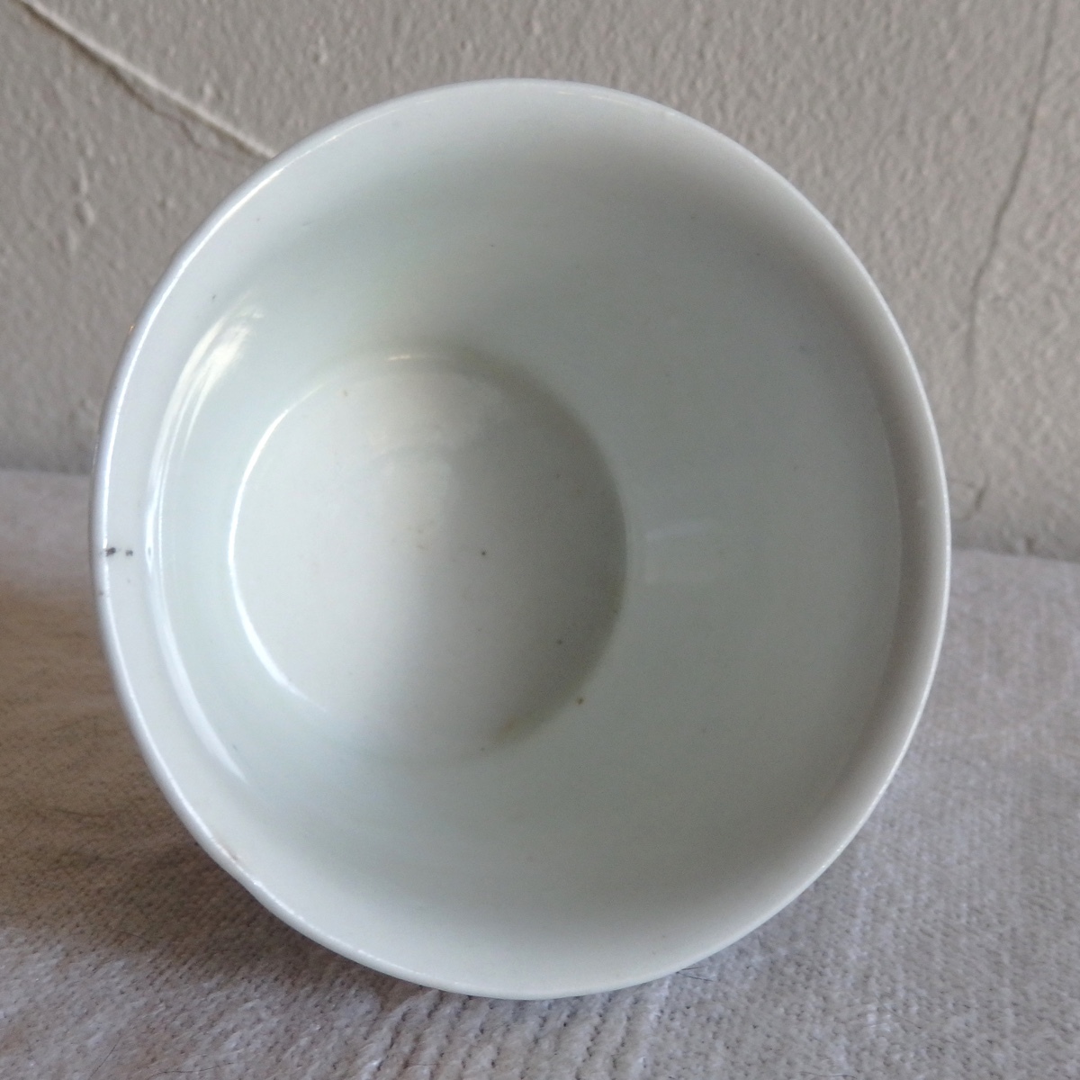 古伊万里 染付 富貴長春 光背形 蛸唐草文 蕎麦猪口 そば猪口 【公式通販】