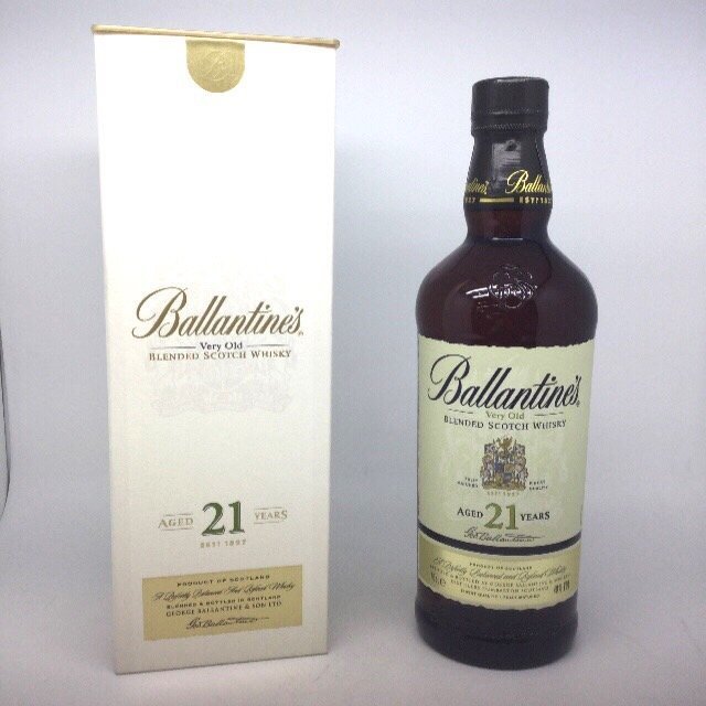 未開栓 バランタイン 21年 ベリーオールド 箱付 700ml 40％ 1B-4-3