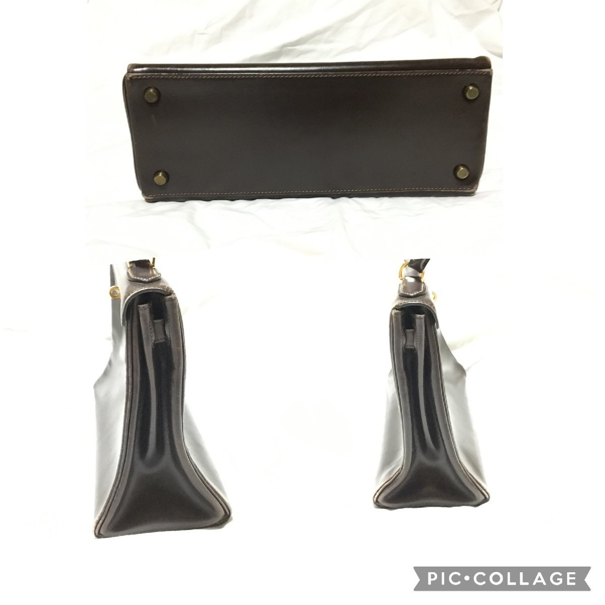 【ビンテージ】HERMES エルメス ケリー 28 ハンドバッグ★バッグ★レディース★〇M 刻印 中古 RA-07 ハンドバッグ ケリー28 エルメス(HERMES)エルメス エルメス 〇V レディース