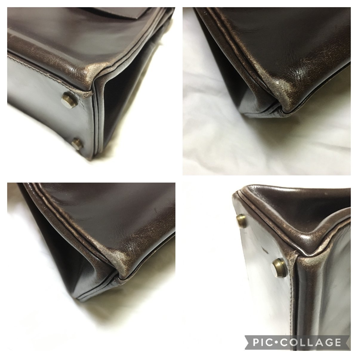 【ビンテージ】HERMES エルメス ケリー 28 ハンドバッグ★バッグ★レディース★〇M 刻印 中古 RA-07 ハンドバッグ ケリー28 エルメス(HERMES)エルメス エルメス 〇V レディース
