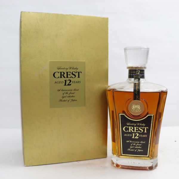 1円~ SUNTORY（サントリー）クレスト 12年 43％ 700ml T22I020013 12年
