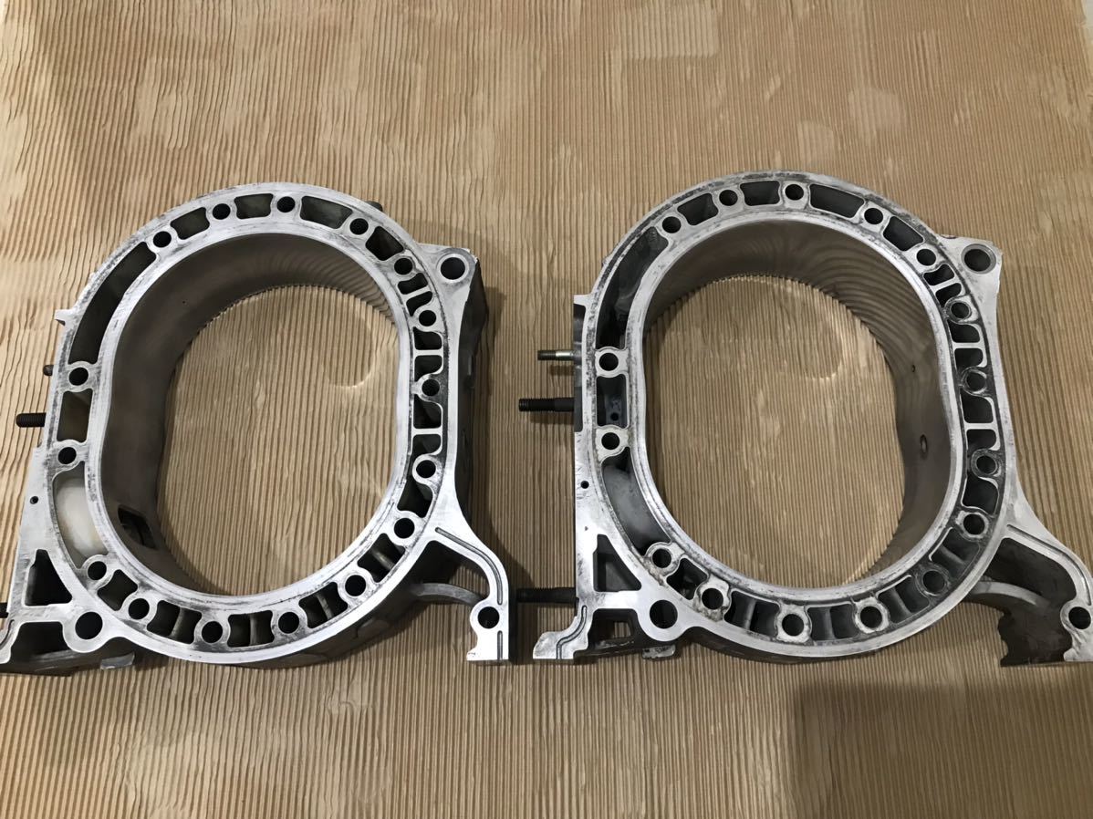 RX-7 FD3S 前期 中古ローターハウジング 前後セット ロータリー 