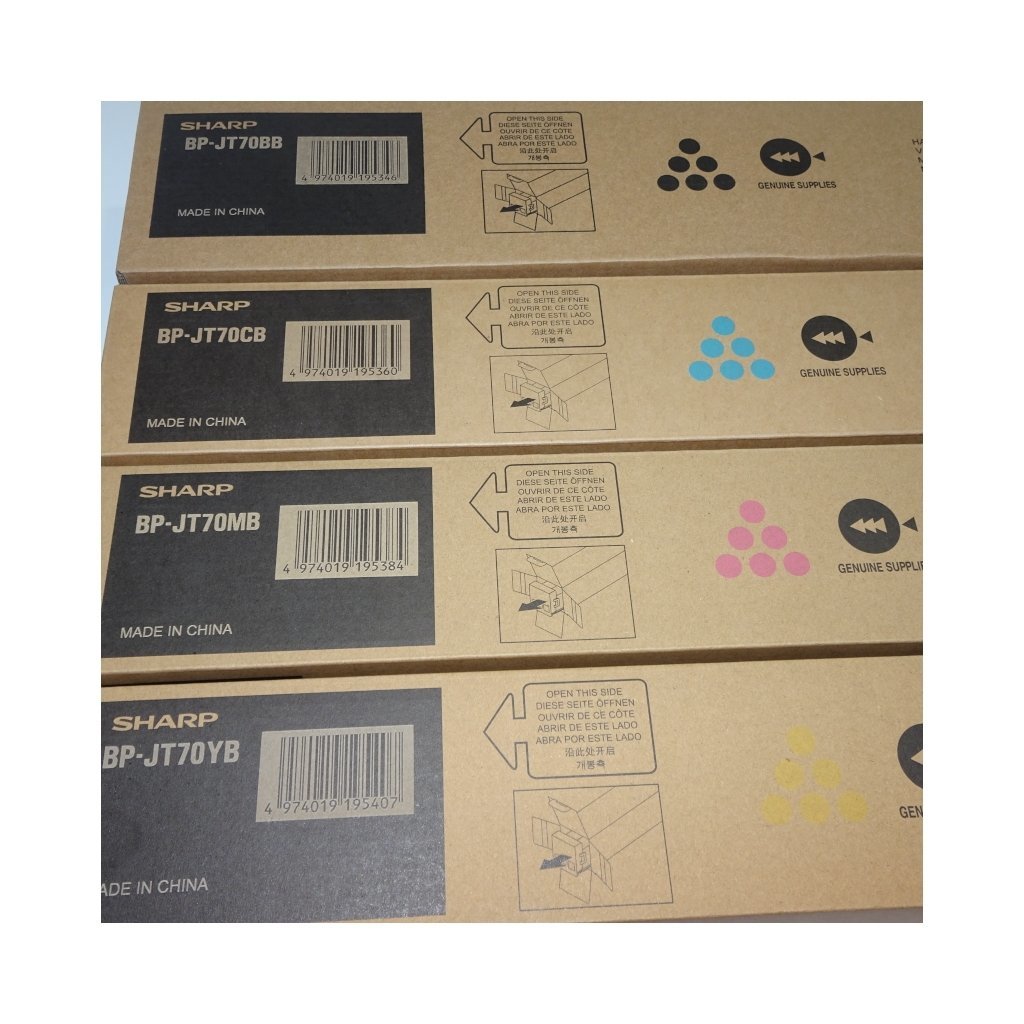 送料無料! 未使用!! 純正!! 保証あり!! お買い得!!】SHARP 4色 トナー