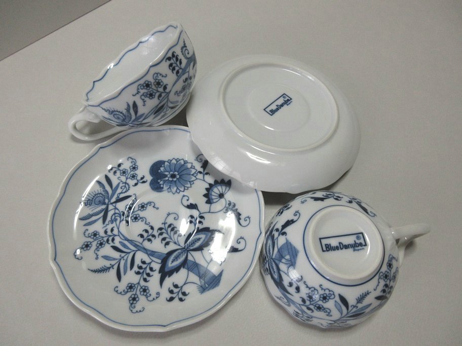 【訳あり廃盤】ブルーダニューブ ブルーオニオン 食器11点セット BLUE DANUBE ブルー・ダニューブ|ブルーオニオン セット|【ハードオフ