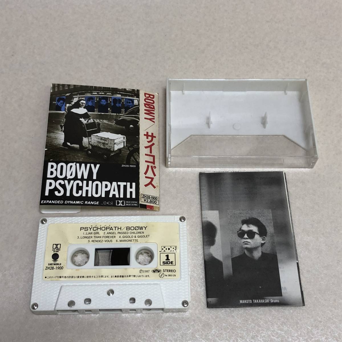 BOØWY PSYCHOPATH カセットテープ ZH28-1900 待ち遠しく