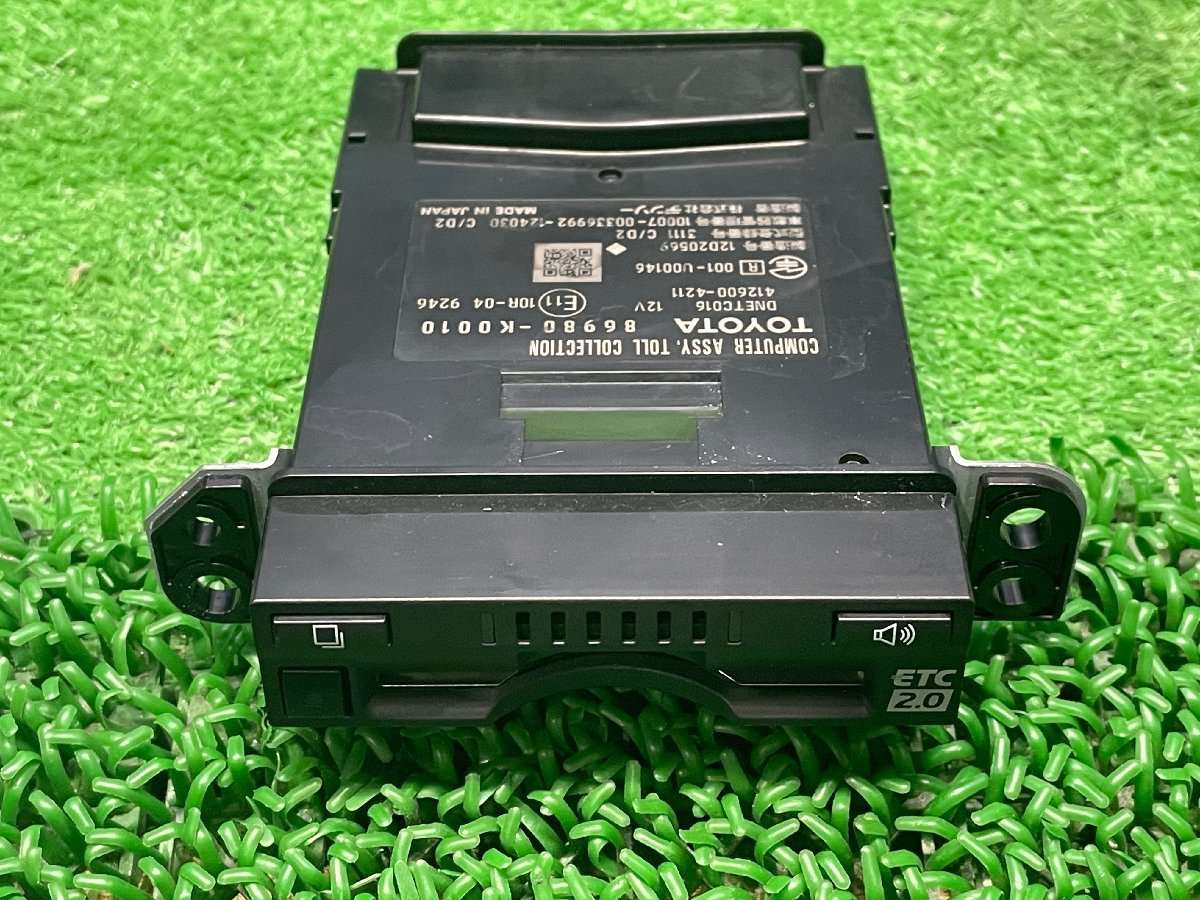 トヨタ純正 デンソー ETC2.0 ビルトイン DNETC016 86980-K0010 412600