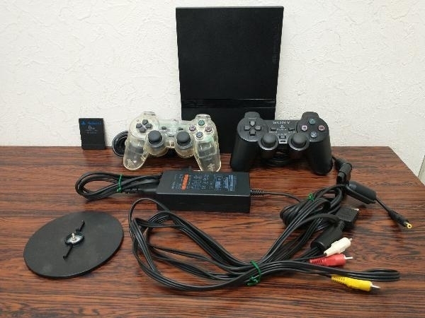 動作確認済】PlayStation2:チャコールブラック(SCPH75000CB) クリア 