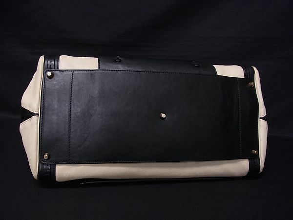 1円 Chloe クロエ アリス レザー バイカラー 2WAY ハンドバッグ トート
