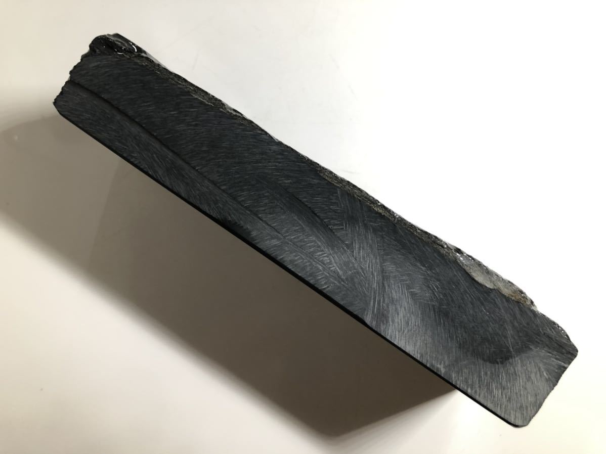 天然砥石 京都 八木ノ嶋 ゴマ浅黄 840g 仕上砥 鉋 鑿 大工道具 包丁