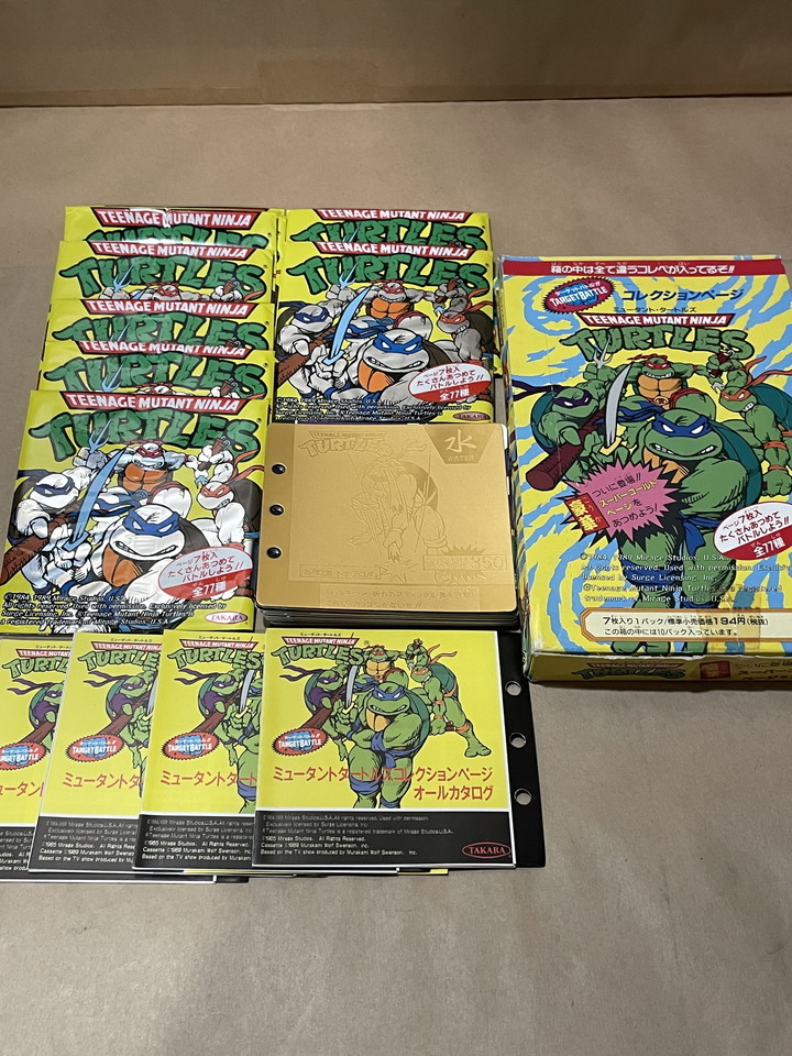 TMNT/タートルズ/コレクションページ/ボックスごとセット/全種/箱付き 