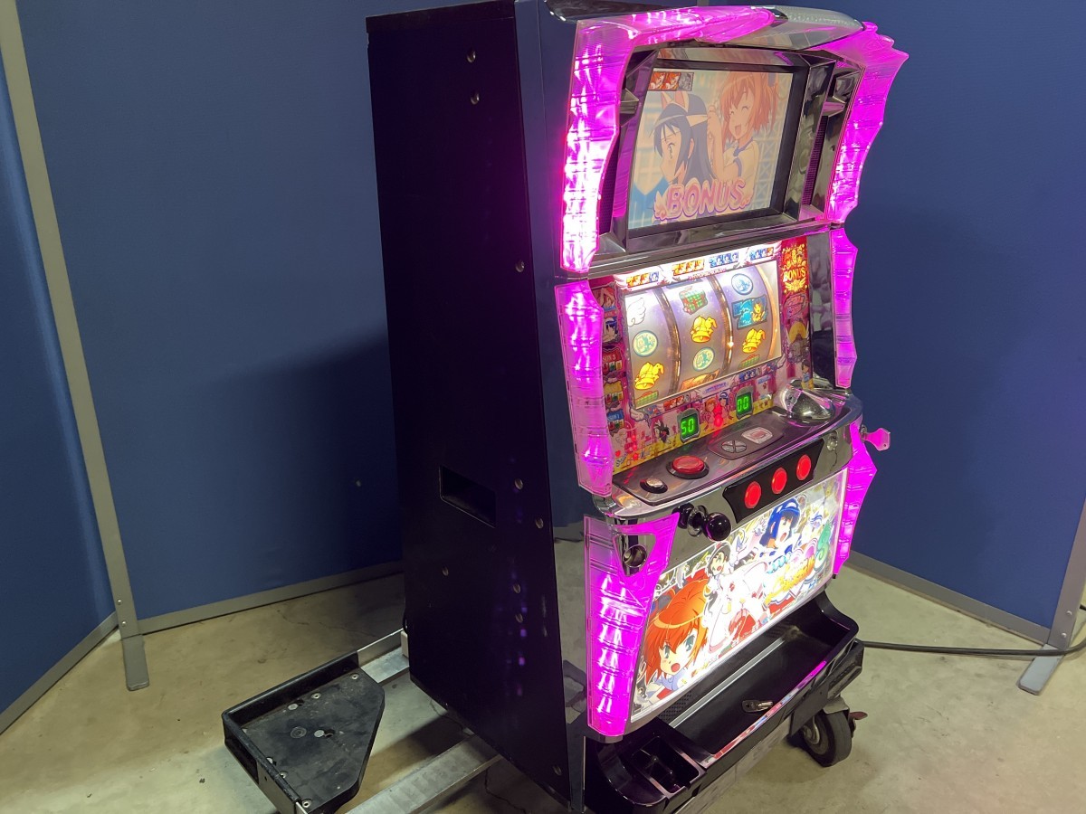 美品！Sammy/サミー 怪盗天使ツインエンジェル3 A+RT 5号機 家庭用電源 