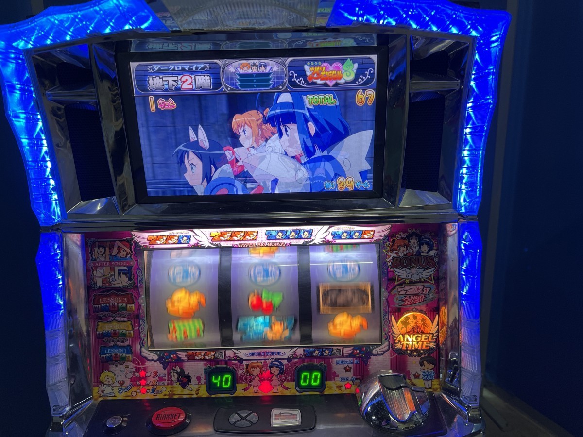 美品！Sammy/サミー 怪盗天使ツインエンジェル3 A+RT 5号機 家庭用電源 