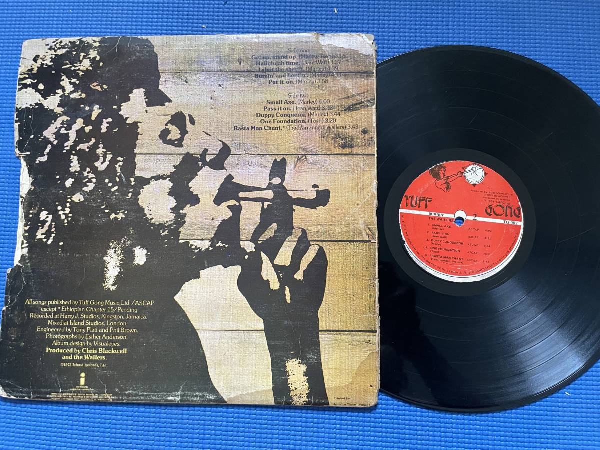 BOB MARLEY & THE WAILERS / BURNIN REGGAE LP TUFF GONG オリジナル盤 