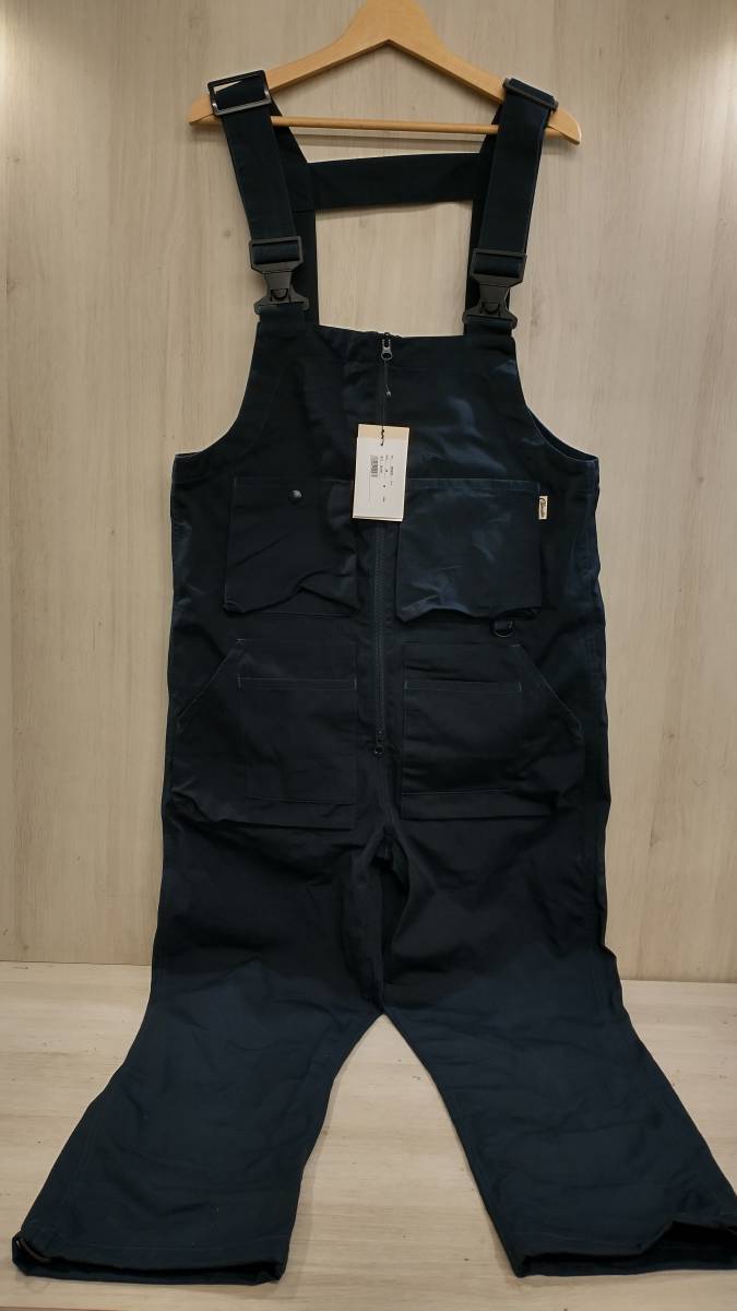 未使用品 COBMASTER コブマスター タキビズキ オーバーオール キャンプ 焚火 難熱加工 ユニセックス サイズ38 ブラック