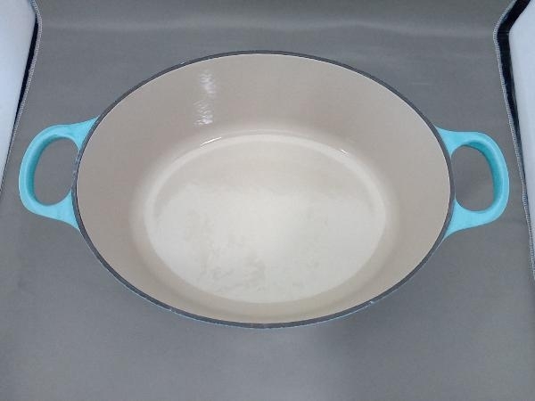 ル・クルーゼ カリビアンブルー 25cm 0 ココット・ロンド 両手鍋