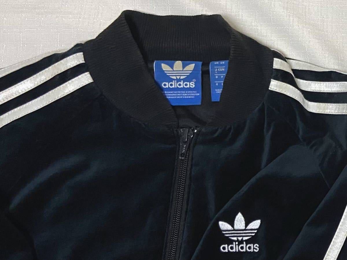 ベロア adidas オリジナルス ATP ビンテージ 復刻 黒 白 トラック