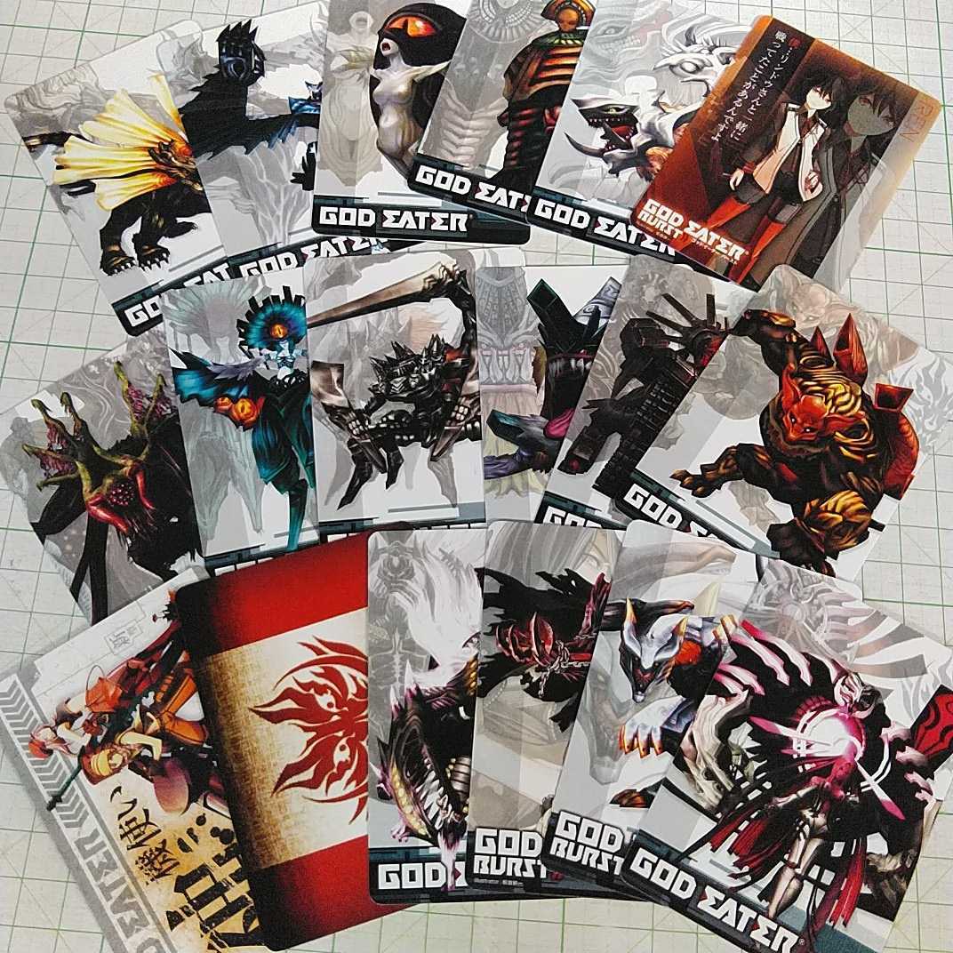 箱出し フルコンプ カードダス GOD EATER クリアコレクション バンダイ
