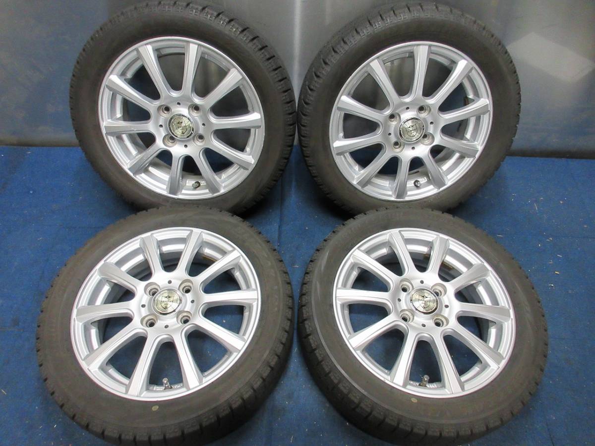 ☆8.5-9分山☆17.18年製☆ ブリヂストン VRX 165/55R14 社外ホイール