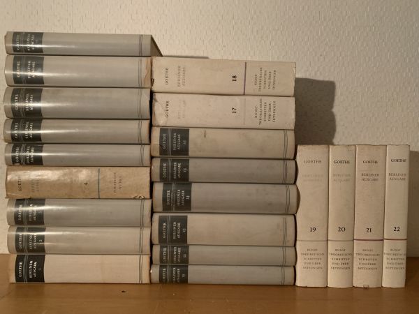 ケルン11冊 + ペデスツリヤン　計12冊セット　アテネ書房 ベルリン版 ゲーテ全集 21冊 Goethe， Berliner Ausgabe. 第10巻欠21冊