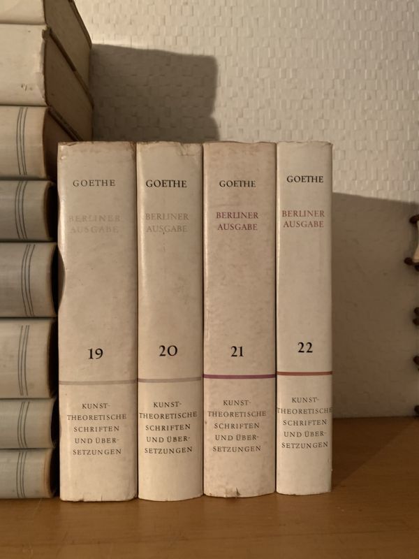ベルリン版 ゲーテ全集 21冊 Goethe， Berliner Ausgabe. 第10巻欠21冊