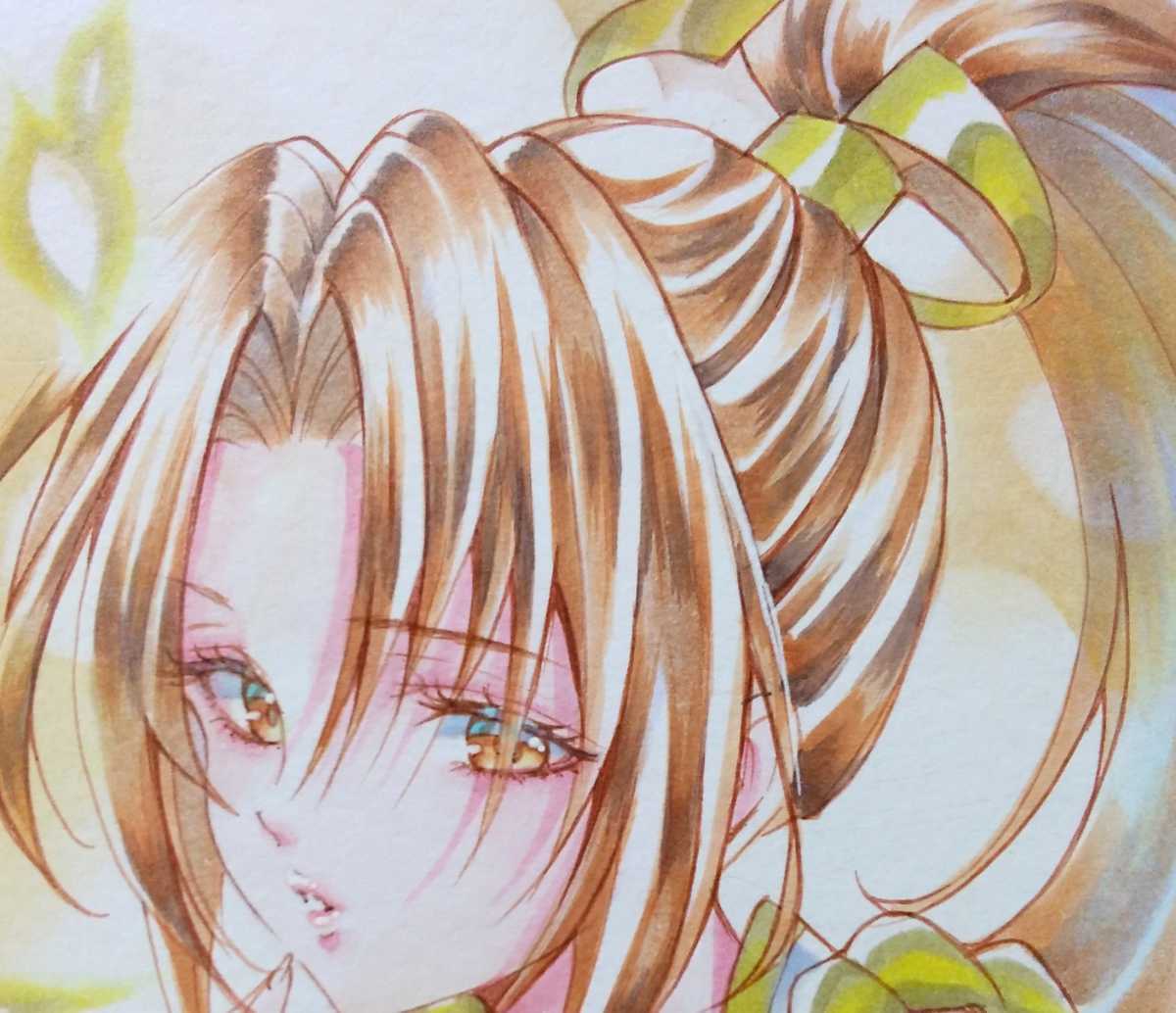 不知火舞 KOF 餓狼伝説 〕色紙 同人 オリジナル 手描きイラスト 女の子