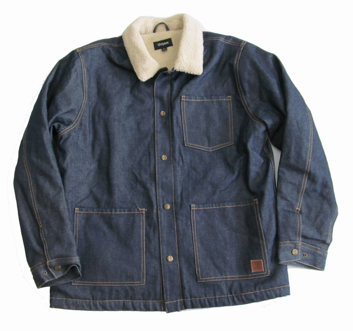 得価，限定SALE Brixton ブリクストン 裏ボア デニムジャケット カバーオール L b91(Lサイズ)｜売買されたオークション情報、yahooの商品情報をアーカイブ公開 - オークファン ジャンパー、ブルゾン一般