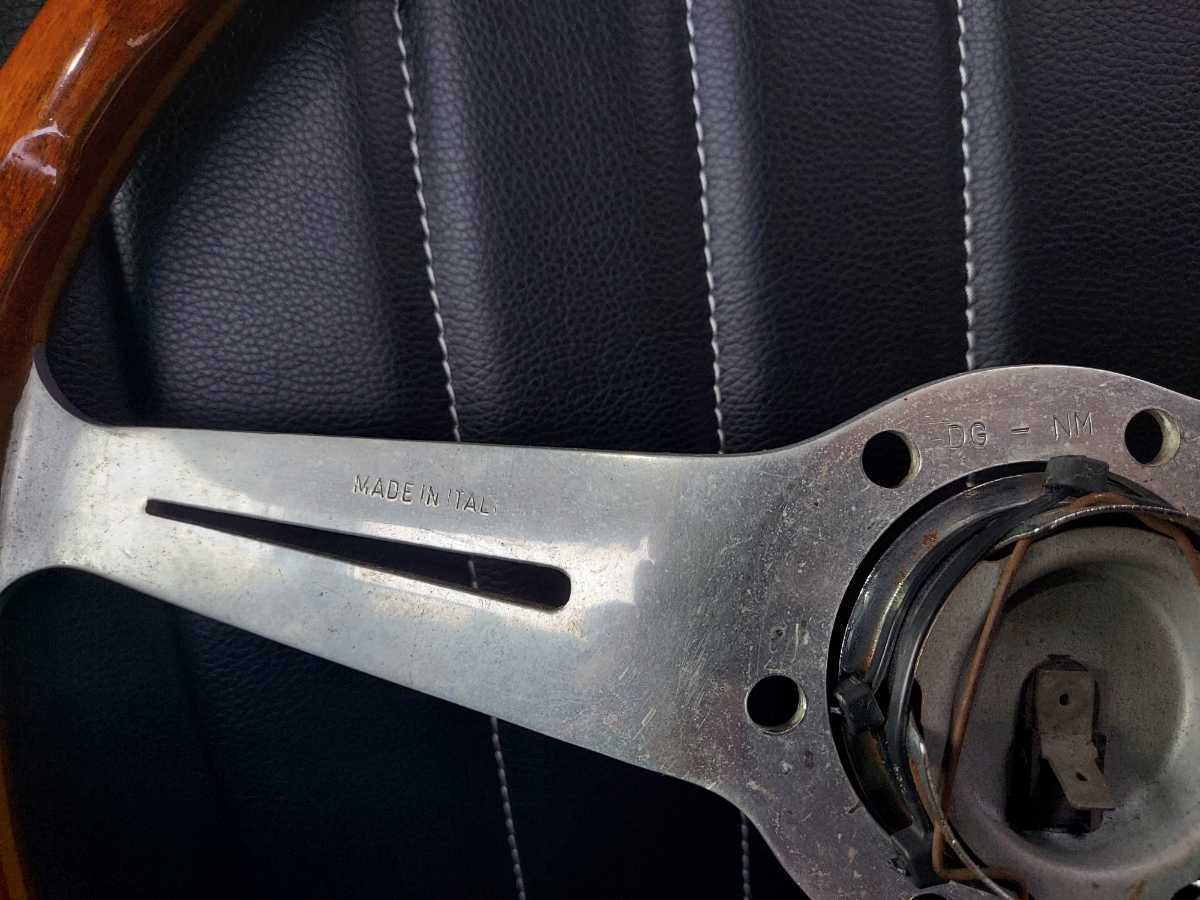 ナルディウッドステアリングハンドル旧車当時物NARDIナルディ 