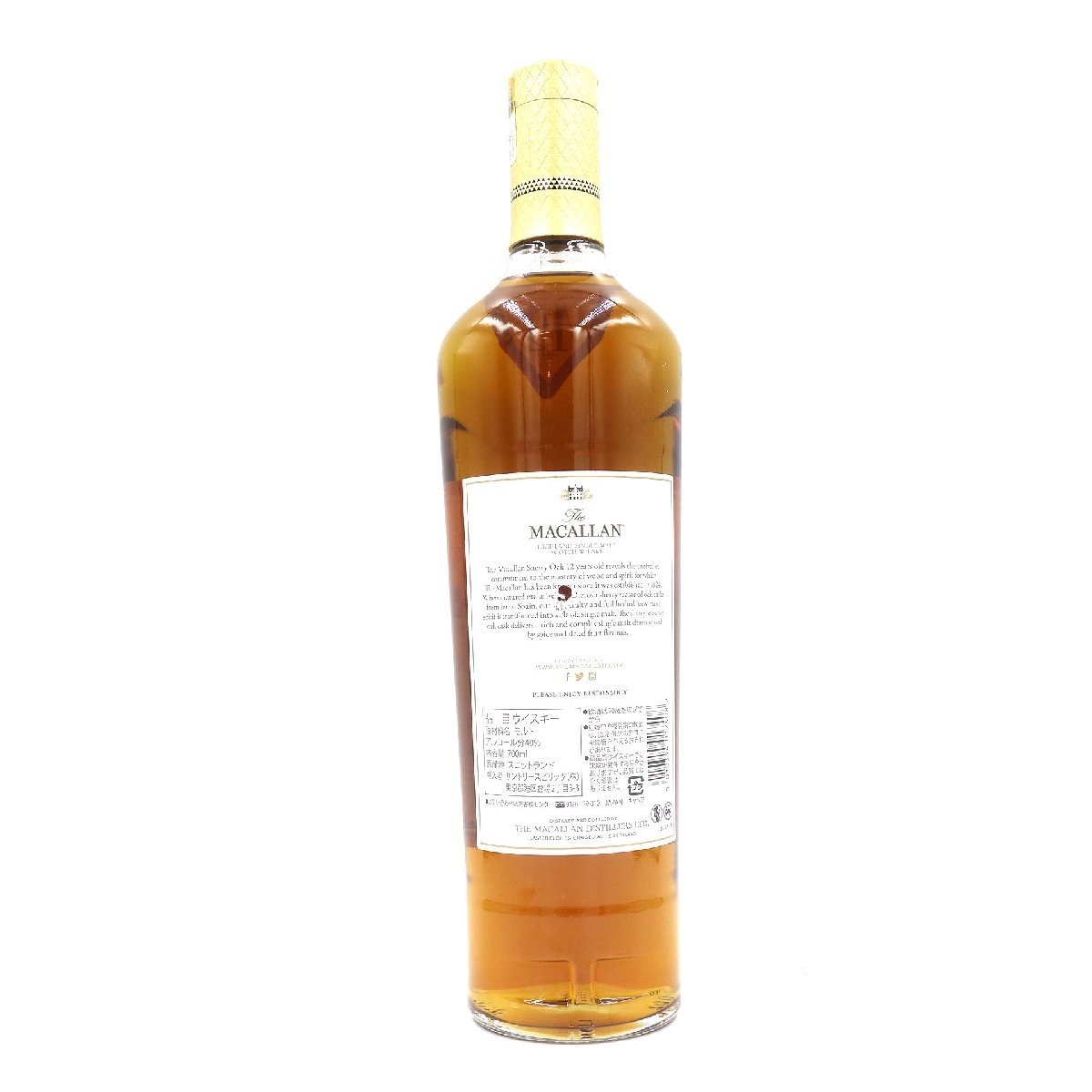 未開栓】マッカラン 12年 シェリーオークカスク 700ml 40% The
