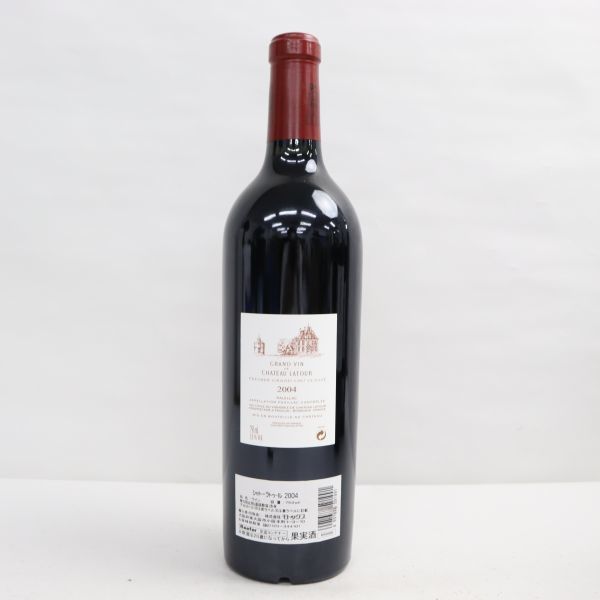 CHATEAU LATOUR（シャトー ラトゥール）2004 13％ 750ml S22I090131