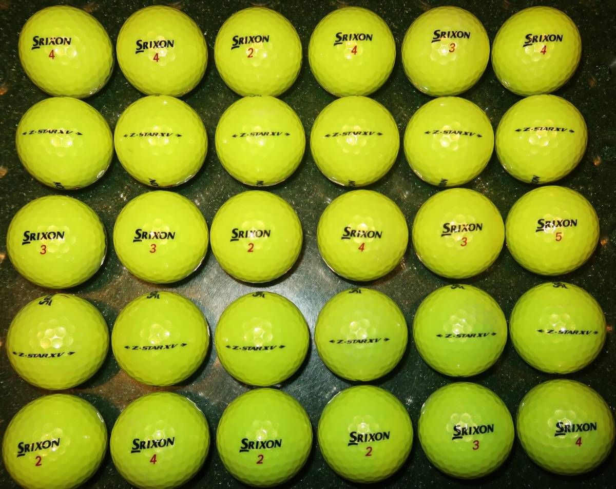 2021年 SRIXON Z-Star XV イエロー 2箱 24球 2ダース カラーボール US