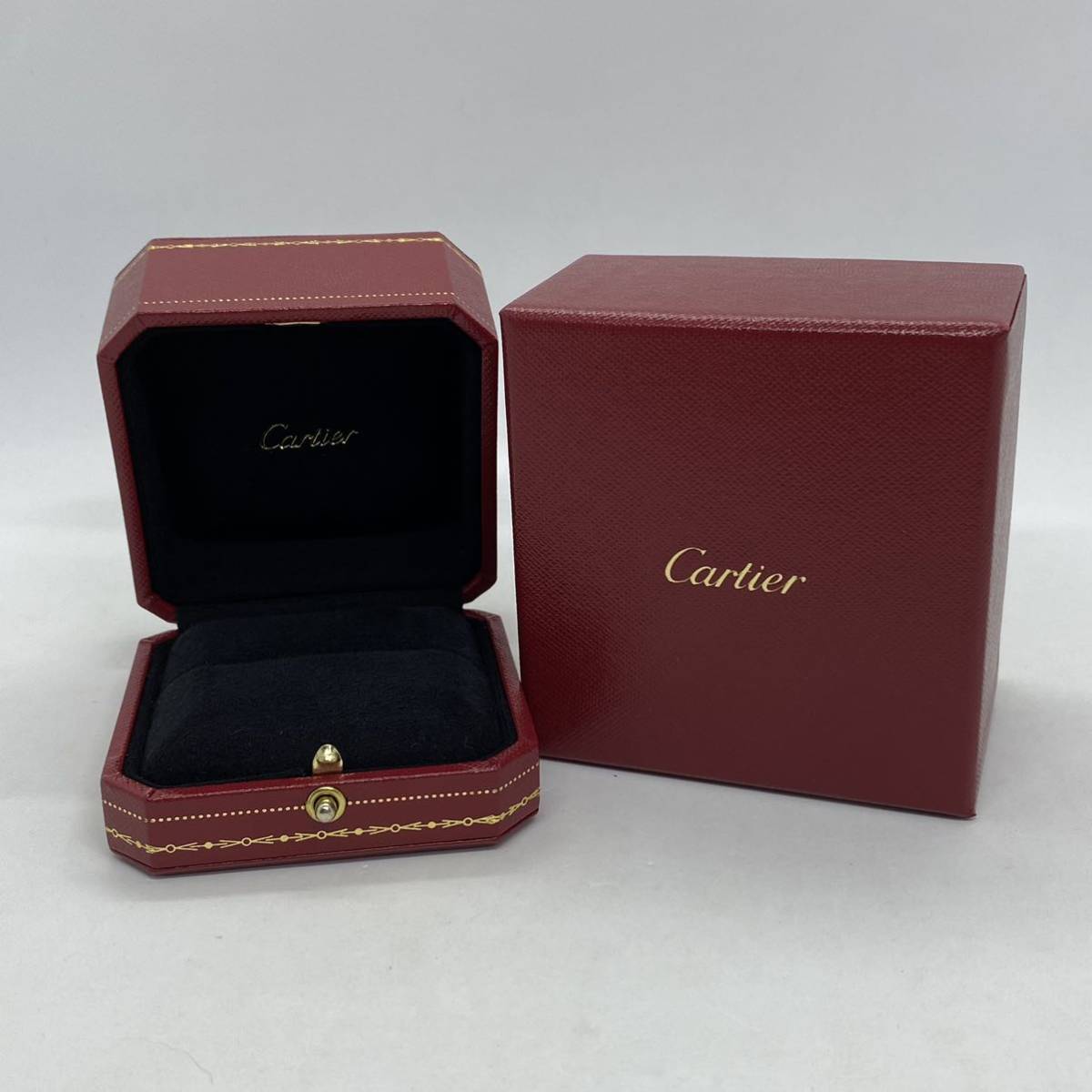0924c カルティエ Cartier 箱 空箱 ケース ボックス 純正 リング 指輪 