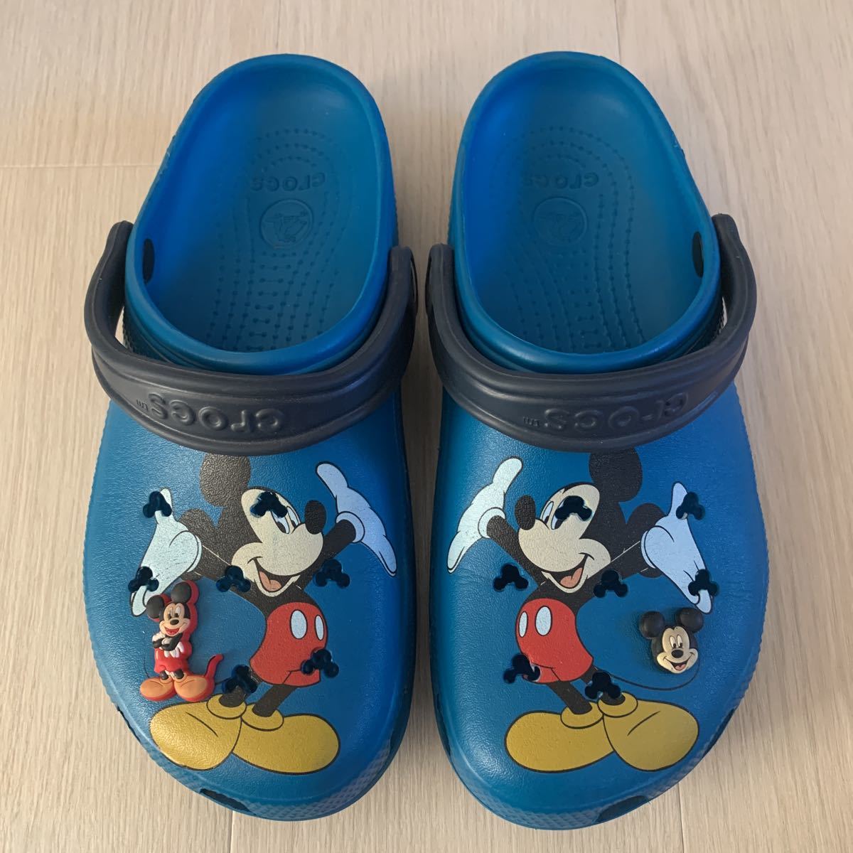 Crocs クロックス ディズニー パープル ホワイト ミッキー 25センチ