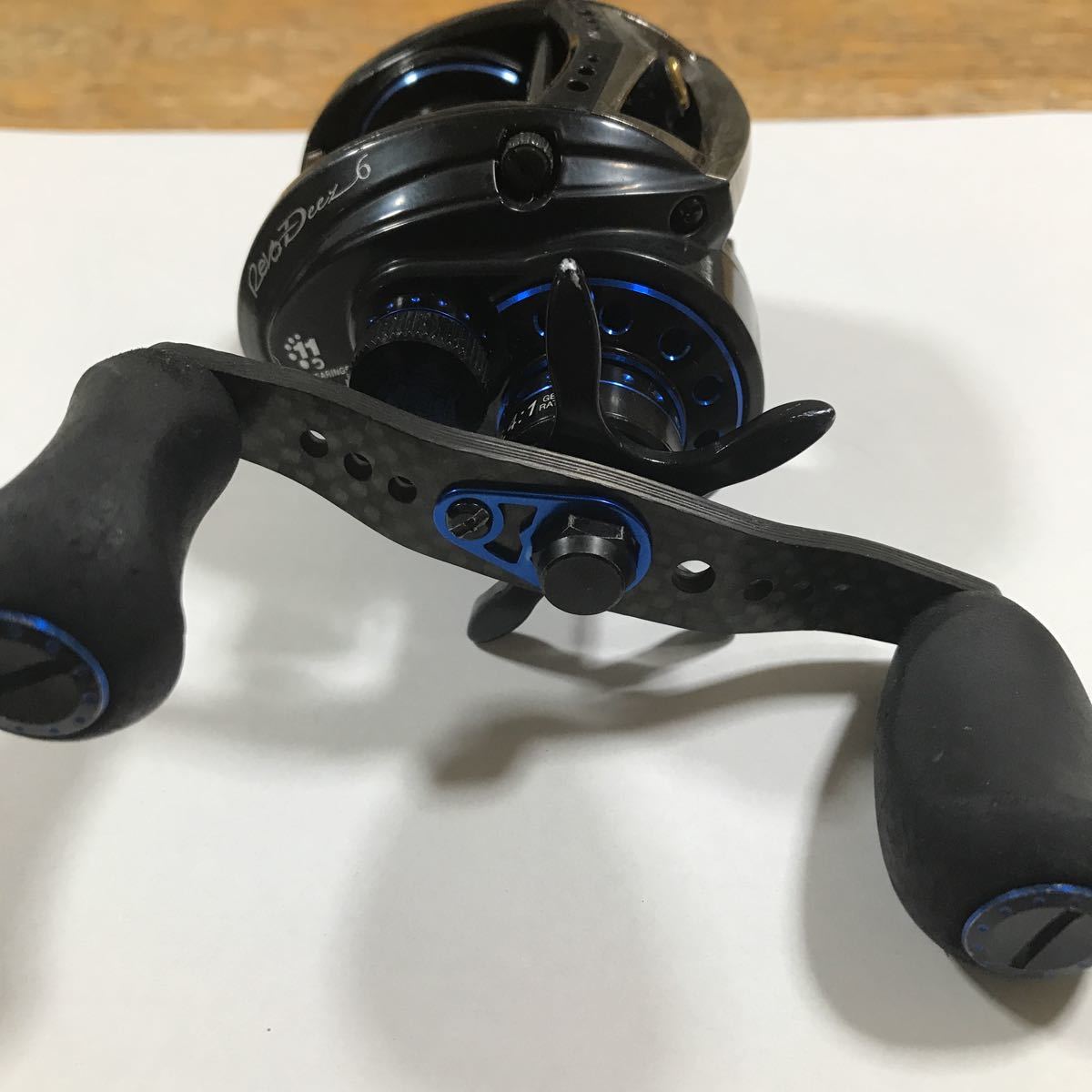 レボ DEEZ6 ディーズ6 右ハンドル ネオジム7個 改造品 アブガルシア