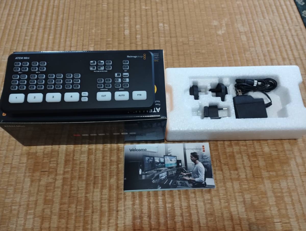 海外ファッション Blackmagicdesign ATEM Mini 中古美品 動作OK