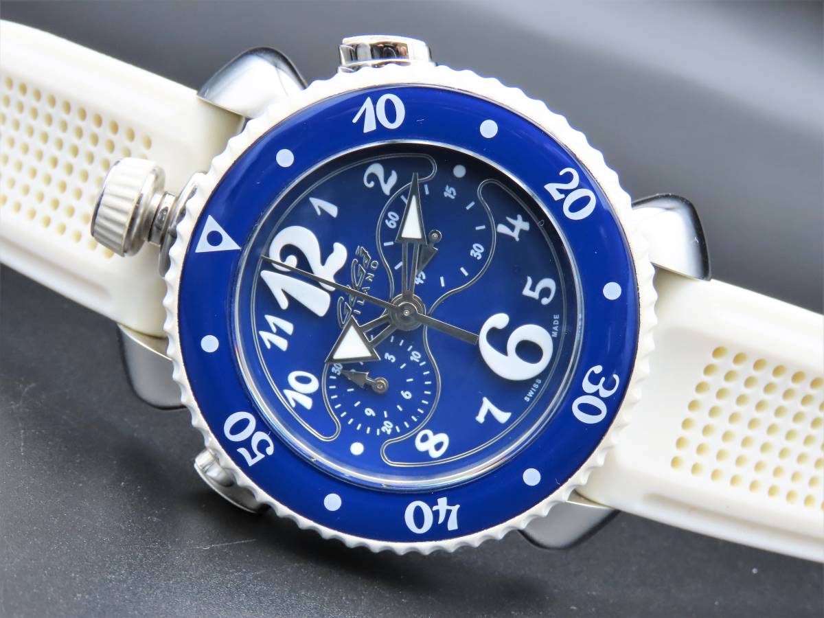 1円～! 稼動品☆正規品 GaGaMILANO ガガミラノ 7010 マヌアーレ 
